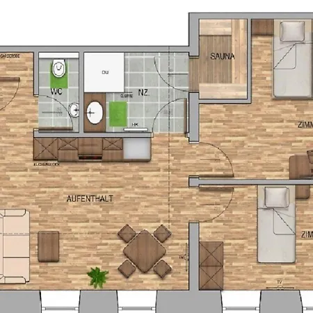 Appartement Apartmenthaus Strasswirt De Luxe Tröpolach