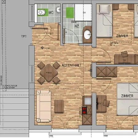 Apartmenthaus Strasswirt De Luxe Appartement