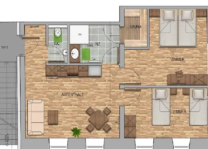 דירה Apartmenthaus Strasswirt De Luxe טרופולאך